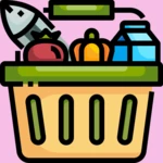 shopping list android application logo